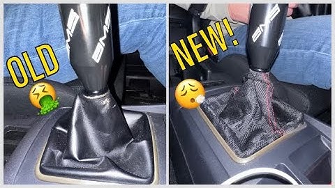 Evo X Recaro Shift Boot Install For Only $4!!!!