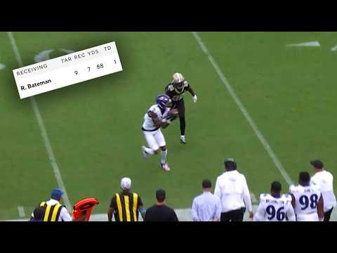Rashod Bateman FULL Highlights vs Saints | Every Catch