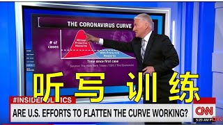 第112期|flatten the curve | 听力训练(二) | 看新闻学英语| 听写 ... 