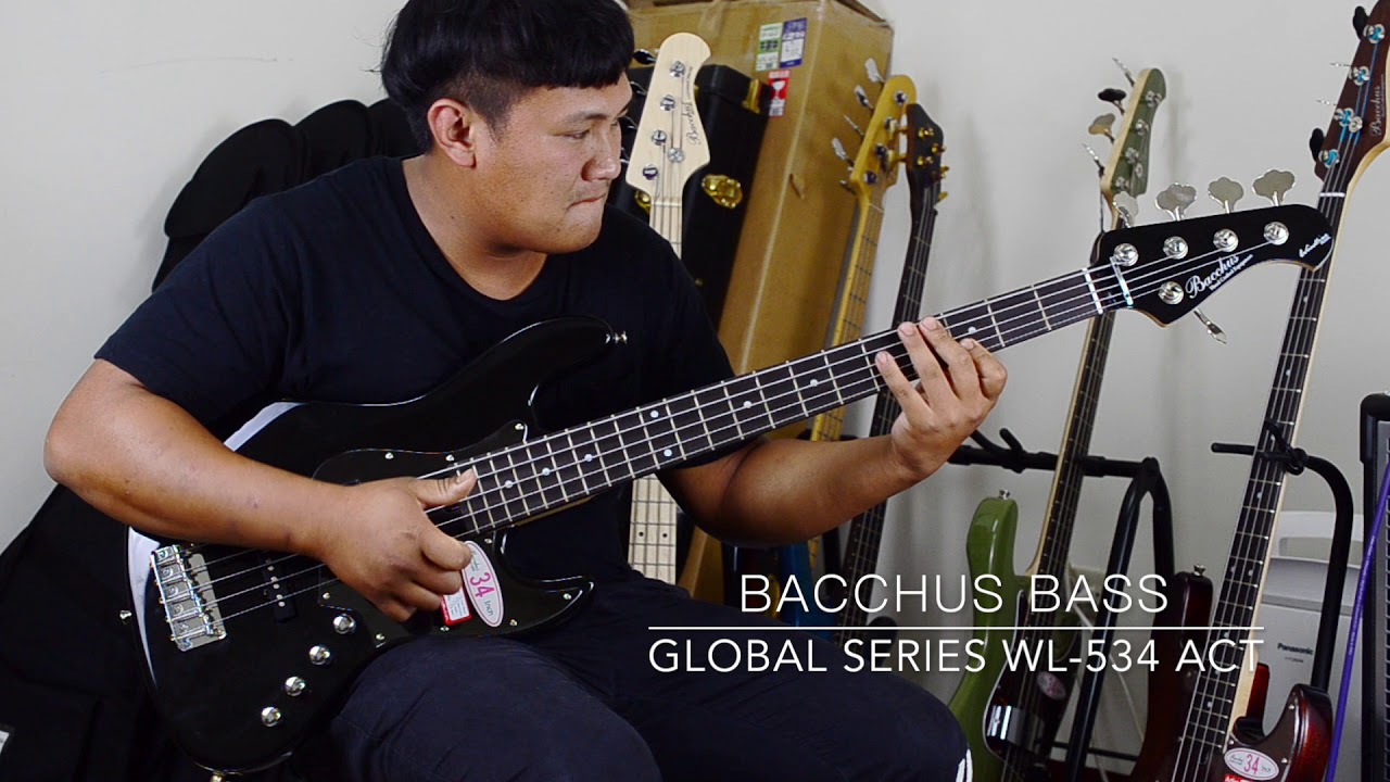 Bacchus Bass Global Series WL-534 ACT/BLK