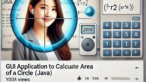 GUI Application to calculate area of circle(Java)