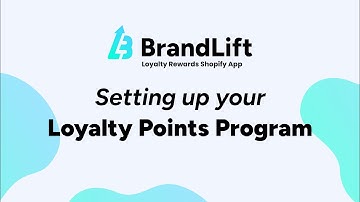 Setting up your Points Program - Brandlift Loyalty Rewards Shopify App