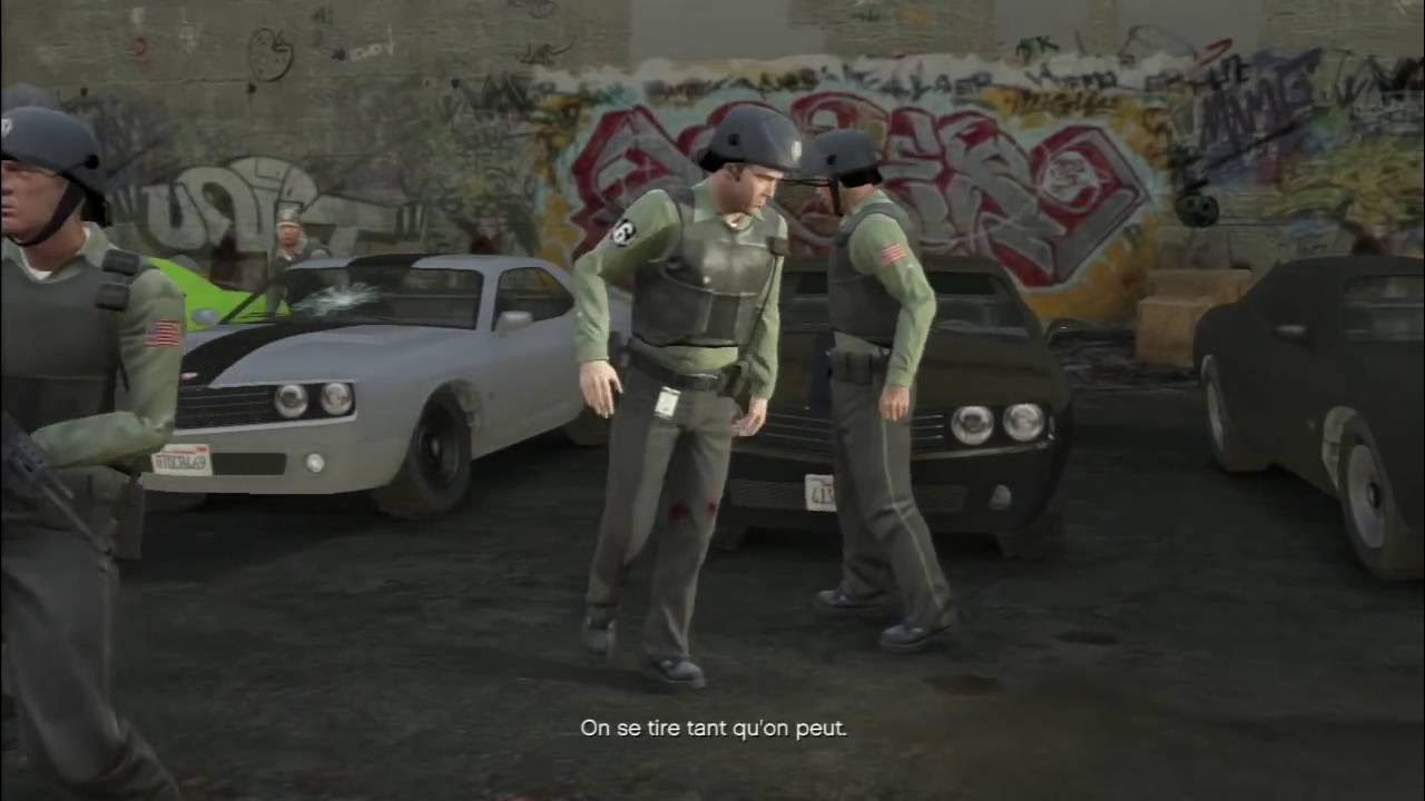 Gta 5 mission le coup du siècle YouTube
