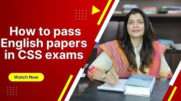 CSS Exams| How to pass English papers in CSS exams| CSS Preparations| Fatima Batool