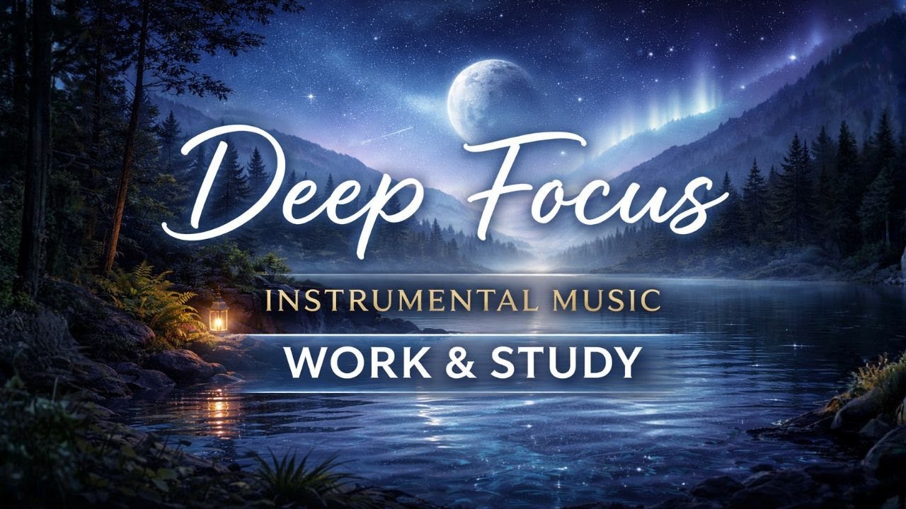 Deep Focus Instrumental Music | Calm Ambient Soundscape for Work ...