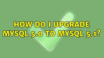 How do I upgrade MySQL 5.0 to MySQL 5.1?