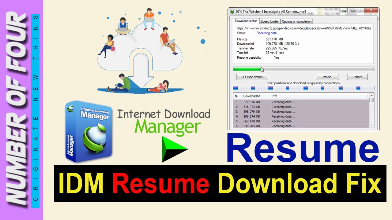 idm cannot resume downloading the file how to fix resume download