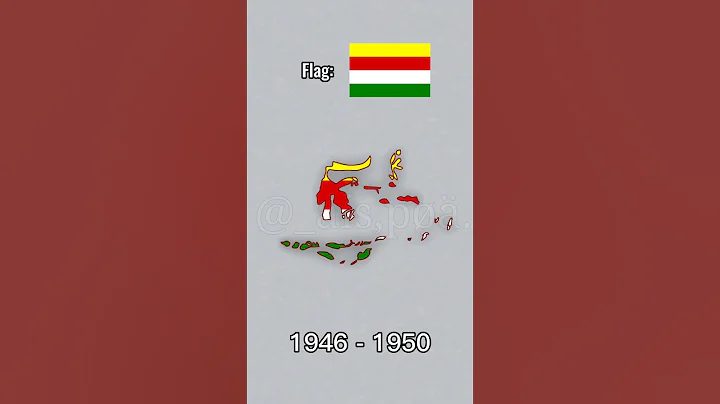 Evolution of Indonesia🇮🇩 #flags #country #historical #meme #map #history #ww2 #indonesia
