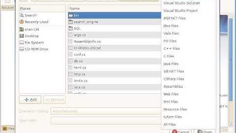 Compile OpenWebSpider# v0.1.4 with MonoDevelop under Linux