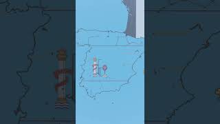 Spain - Huge Scale World Flag Map Part 8 #map #europe #spain #gibraltar #minecraft #iberia