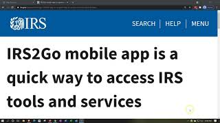 Tax Tip - IRS2Go mobile app is a quick way to access IRS tools and services screenshot 5