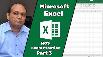 MOS Excel 365-2019 MO-200 Practice Exam Training 3
