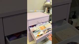 🦄 ASMR 🦄 Immersive storage and organization makeup table #asmr #shorts