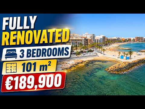 Buy a Home in Spain Near the Beach | Spacious Renovated Apartment in Torrevieja €189,900