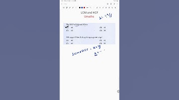 TNPSC previous year question paper for LCM and HCF concept