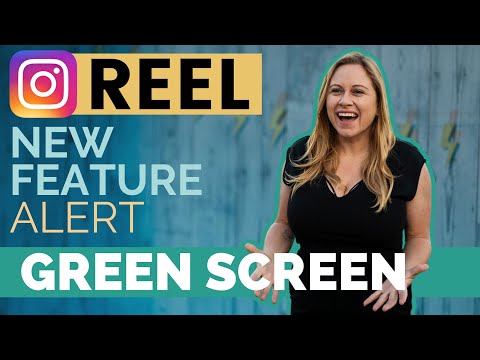 NEW FEATURE: How to Use GREEN SCREEN EFFECT Quickly and Easily with Instagram REELS