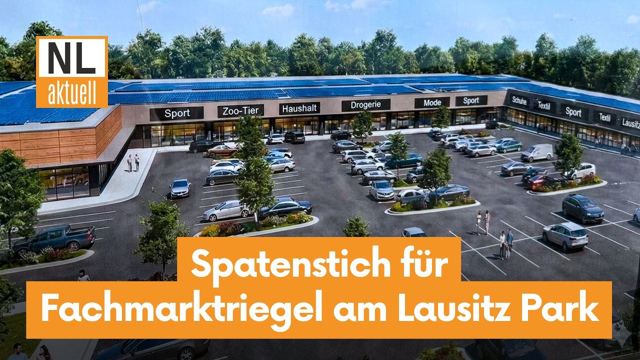 Cottbus | Start für nächsten Bauabschnitt am Lausitz Park, Spatenstich gesetzt