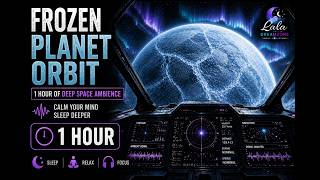 ❄️ Brown Noise Frozen Planet Orbit | 1 Hour for Deep Sleep, Relaxation & Focus