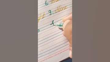 Eight in cursive hand writing|| calligraphy writing for beginners