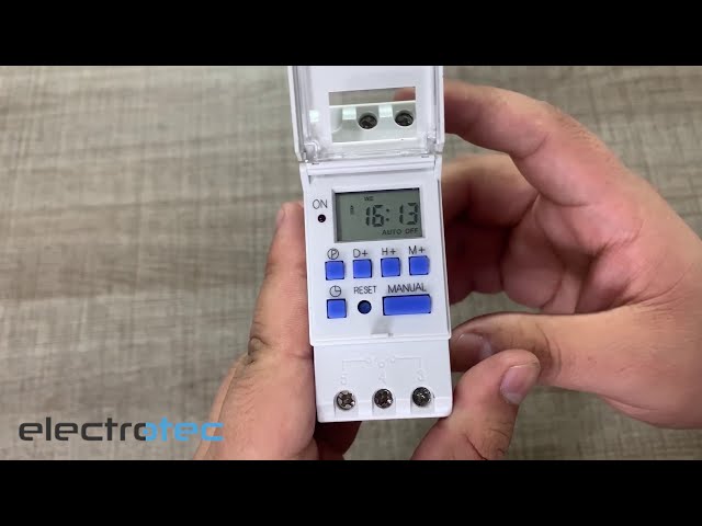 Instalar y Programar un Interruptor Horario, En este video te mostramos  cómo instalar y programar un interruptor horario , Estos interruptores  tienen una capacidad de 15 Amperios , significa, By Gasfiteria y  Electricidad