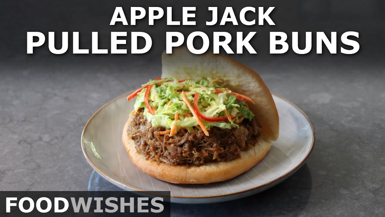 Apple Jack Pulled Pork Buns - Easiest Pulled Pork Ever - Food Wishes