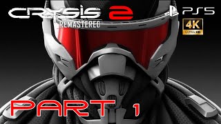 Crysis 2 Remastered Part 1 [PS5 4K]