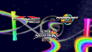 DS Rainbow Road Ultimate MashUp (MarioKart DS)