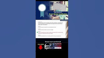 Scrum Master Certification Question 147 #agile #scrum #scrumcertification  #scrummaster #psm