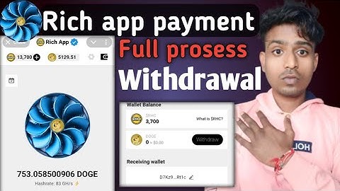 rich app dogecoin withdrawal | rich app dogecoin telegram withdrawal | rich app payment proof