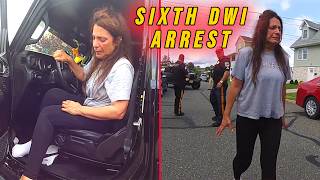 Extremely Intoxicated Woman Arrested for SIXTH DWI After Crashing her Jeep