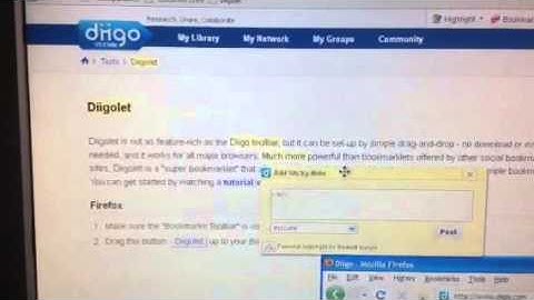 Diigo tutorial / overview