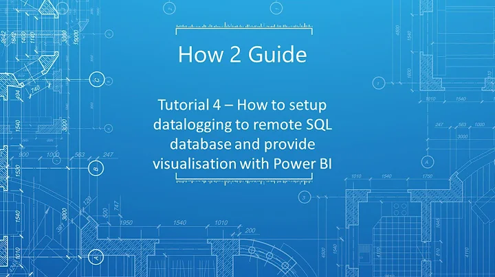 How 2 Guide | Tutorial 4 - How to setup datalogging to remote SQL database & provide visualisation