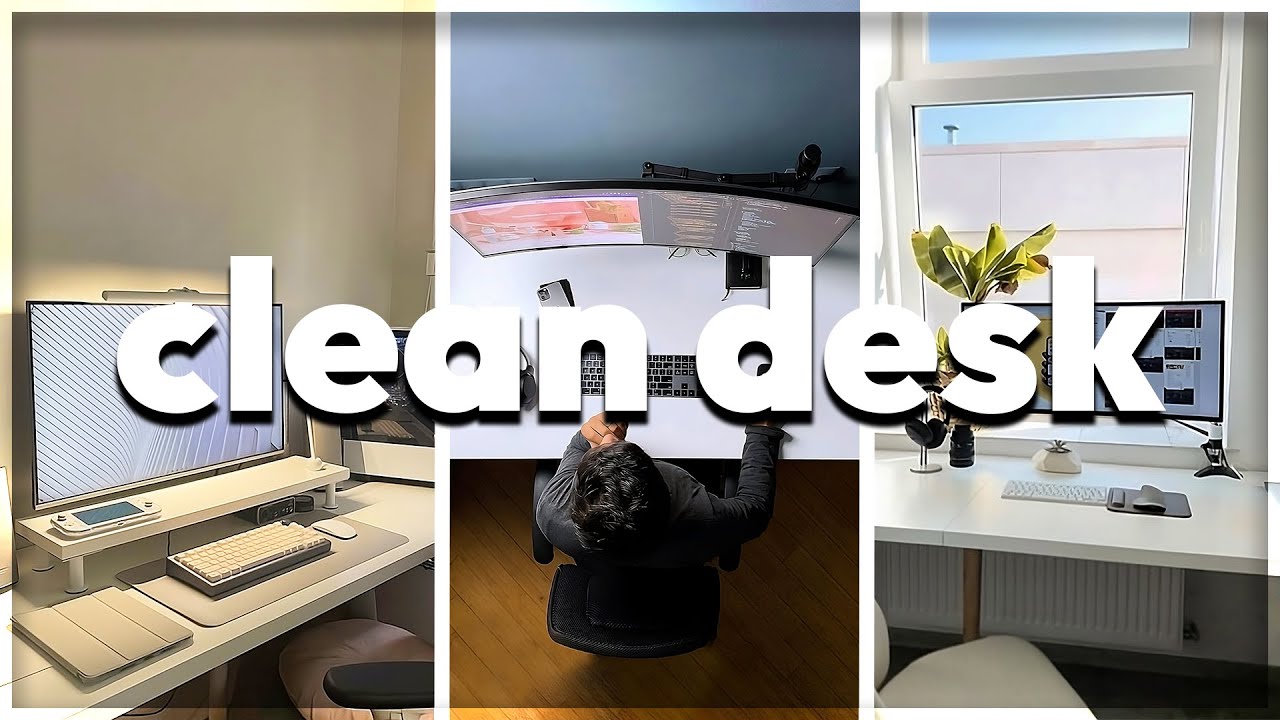 How To Organize Your Desk For Success - YouTube