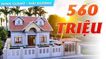 Ấn Tượng Mẫu Nhà Cấp 4 Mái Thái Tân Cổ Điển Đẹp 560 TRIỆU Tại Huyện Ninh Giang Tỉnh Hải Dương