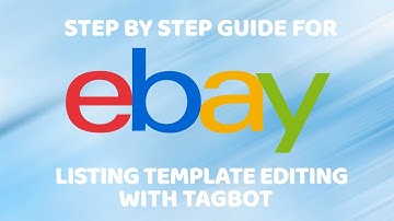 eBay Listing Template editing with Tagbot