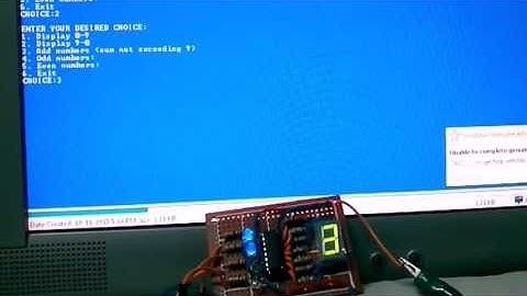 Parallel Port Interfacing. We made it unique :)
