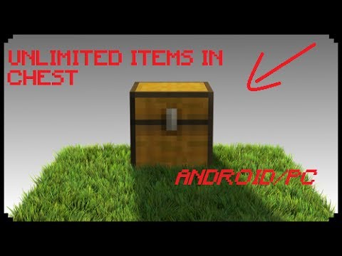 HOW TO MAKE AN UNLIMITED CHEST | ONE COMMAND BLOCK | WORKS ON BOTH ...