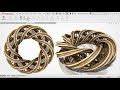 Exercise 25: How to model a 'DNA Mobius' in Solidworks 2018