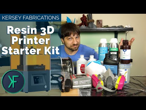 Resin 3D Printer Getting Started Kit