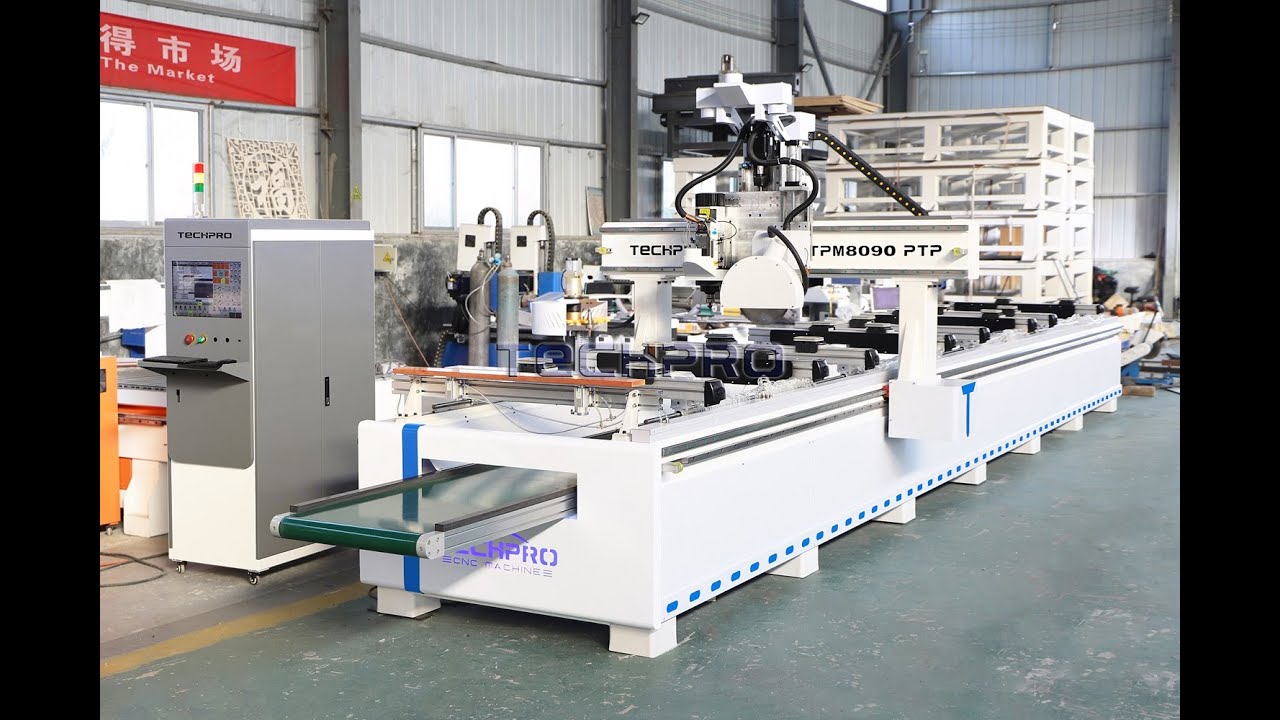 How to Cut PU Sandwich Panel by PTP CNC Router Machine(TPM8090-PTP)