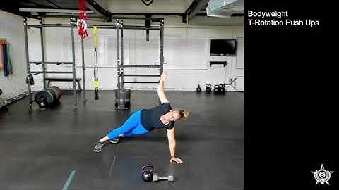 T Rotation Push Ups