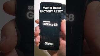 Master Reset Factory Reset Wipe & Clean Samsung Galaxy S8 less than 60 sec #samsungs8  #factoryreset