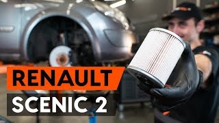 Cоmo cambiar filtro de combustible RENAULT SCENIC 2 (JM) [VÍDEO TUTORIAL DE AUTODOC]