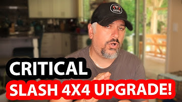 Critical SLASH 4X4 Upgrade!  No More Broken Driveshafts!