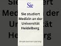 "Learn German: Talking about studies and universities"