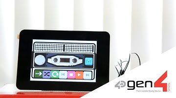 MP3 Player featuring gen4-uLCD-35DCT