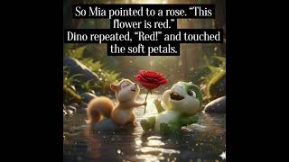 Colors in the garden with Dino #KidsEducation#LittleLearners#PreschoolFun#StoryMagic#ImaginationTime