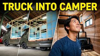 I Built an Off-Grid Tiny Home on My Truck! (Camperghini) | Start to Finish Conversion ‪@yudaikawase