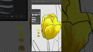 spring yellow tulips flower || Adobe Illustrator CC Tutorial || Free Graphic Design Course  Beginner