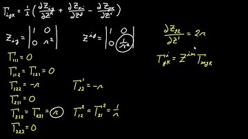 Video 31 - Christoffel Symbol Examples